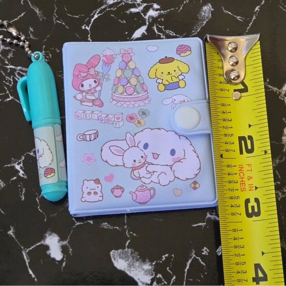 Cute Sanrio Character Notebook and Pen - 1 set of your choice